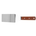 thumbnail image 4 of 2X Stainless Steel Flat Frying Spatula with Wooden Handle Pizza Spatula Steak Frying Spatula Cooking Spatula, 4 of 8