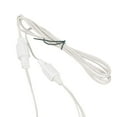 thumbnail image 3 of Novelty Lights 6′ Coaxial String Light Extension Cord, White Extension for Coax Wide Angle LED Mini Lights and C7 Strings, Indoor/Outdoor Use, 3 of 5