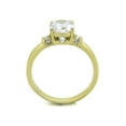 thumbnail image 3 of 1.33 Ct Zirconia Stainless Steel 14K Gold Plated Engagment Ring Women's Size 7, 3 of 5