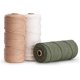 thumbnail image 1 of 3 Colors Macrame Yarn, Macrame Rope 3mm X 100m Natural Macrame Cotton Yarn, Natural Cotton Twine Braided Rope Diy Tapestry, Plant Craft Gift Decoratio, 1 of 5