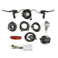 thumbnail image 2 of Kit de controlador de bicicleta eléctrica, controlador de bicicleta eléctrica 22A Freno de bicicleta Acelerador de pulgar Faro de bicicleta Acelerador de pulgar Durabilidad extendida, 2 of 8