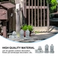 thumbnail image 2 of 3Pcs Buddha Modeling Sandstone Decor Creative Chic Landscape Prop Light Grey, 2 of 8