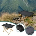 thumbnail image 3 of Ultralight Small Folding Camping Table with Aluminum Table Top, Beach Table for Sand with Carrying Bag,Prefect for Outdoor,Picnic,BBQ,Cooking,Festival, 3 of 8
