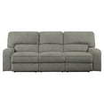 thumbnail image 3 of Lexicon Borneo Traditional Chenille Double Reclining Sofa in Mocha, 3 of 7