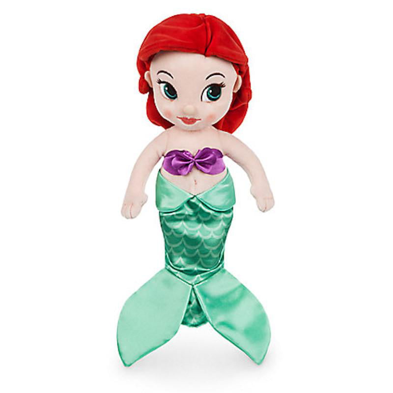 Disney Store Animator Collection Plush Princess Friend Scrump Tick Tock Flounder