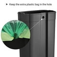 thumbnail image 4 of SONGMICS 13.2 Gal (50L) Kitchen Trash Can, Pedal Garbage Can with Plastic Inner Bucket, Soft Closure, 4 of 8