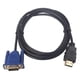 thumbnail image 1 of 1.8/3/5/10m 1080P HDMI to VGA 15Pin Male Cable Adapter Lead for HDTV HD LCD, 1 of 3