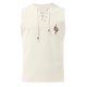 thumbnail image 1 of pstuiky Camiseta sin mangas para hombre, Camiseta sin mangas con estampado de color liso y bolsillo con cordón de verano para hombre Chaleco de hombre l, 1 of 3