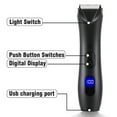 YTBW Rechargeable Men Pubic Hair Trimmer Groin Body Hair Ball Shaver