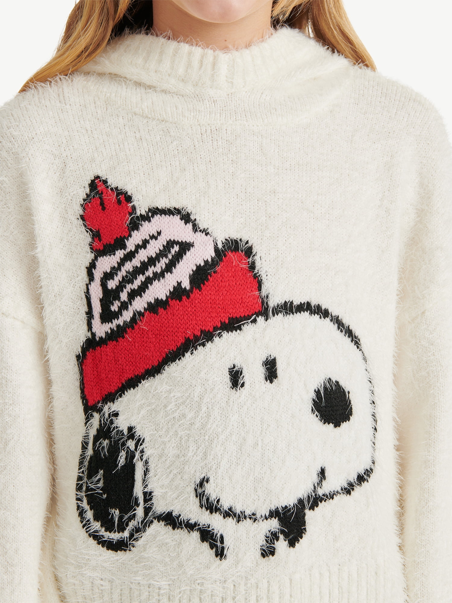 Justice x Snoopy Girls Hooded Sweater, Sizes XS - XLP