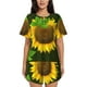 thumbnail image 1 of Balery Sunflower3 Conjunto de Pijama para Mujer con Estampado, Dos Piezas de Manga Corta y Shorts, Ropa de Dormir Suave con Cuello Redondo y Bolsillos-Medium, 1 of 6