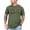 Military Green Shirt, variant on Patriotic Dad Shirt for Men American Flag Mountain Camo Graphic Tee Outdoor Father's Day Gift Military Green Shirt Adult L