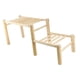 thumbnail image 4 of Marco de madera para percha de gallinero, para gimnasio de aves de corral, juguete de actividad, barra de , estante de pie para entretenimient, 4 of 9