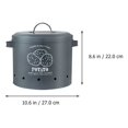 thumbnail image 2 of AMERTEER 3pcs Household Onion Storage Buckets Food Storage Buckets Potato Containers, 2 of 6