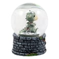 thumbnail image 4 of Ebros Gift Small Collectible Whimsical Sulky Baby Dragon Water Globe Figurine With Glitters 3.5"H Snow Globe, 4 of 5