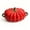 Red Tomato, variant on Pumpkin Casserole Dish with Lid, Orange, Oven Safe,8.3" x 2.4"