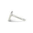 thumbnail image 2 of Gem & Harmony Sterling Silver Polished Cross Ring for Women, 2 of 6