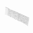 thumbnail image 2 of Lot de 50 ronds de serviette en maille diamantée, 8 rangées, pour chaise, mariage, Noël, argent, 2 of 4