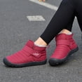 thumbnail image 3 of AUXDIQ Winter Boots Mens Womens Ankle Walking Boots Warm Fur Lined Booties Outdoor Snow Boots, 3 of 5