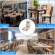 thumbnail image 5 of style3 4 Uds. Fundas para sillas, funda para silla de comedor elástica estampada, lavable y extraíble para cocina, hotel, restaurante, ceremonia, 5 of 5
