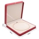 thumbnail image 2 of Caja para collares, estuche de exhibición de joyas de cuero sintético, caja de exhibición de joyas, regalo para collares Rojo, 2 of 8