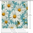 thumbnail image 6 of Little Daisy Waterproof Printed Shower Curtain Set with Hooks - Bathroom Decoration, 6 of 6