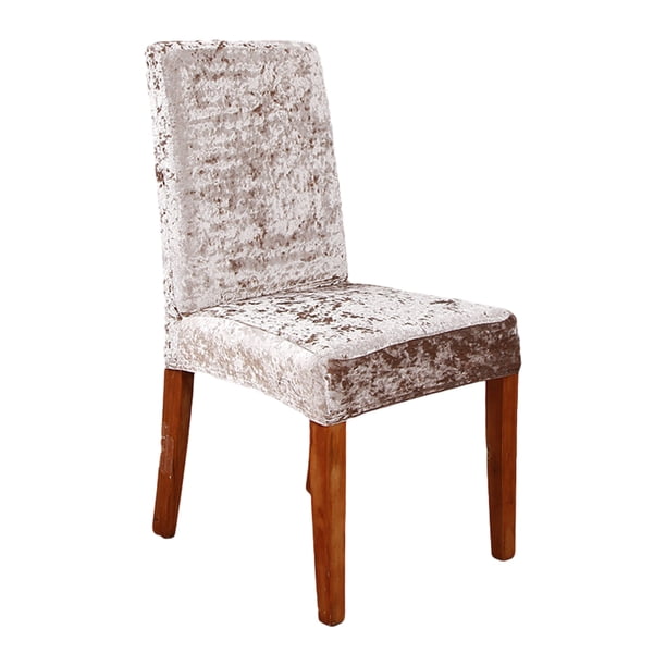 Toystoory Y decorar sillas con fundas para sillas de comedor de poliéster, excelente funda elástica para silla de comedor Decoración del hogar luz de oro