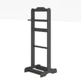 thumbnail image 2 of Smilegend Portable Garment Rack Clothes Valet Stand with Storage Organizer for Men and Women, Compact Wooden Suit Stand with Top Tray and Lidded Compartment, Ideal for Bedroom and Entryway, 2 of 8
