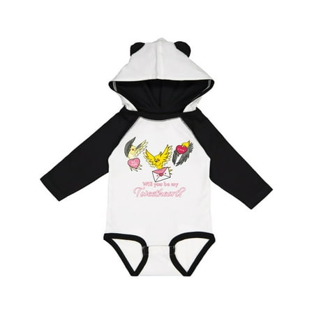 

Inktastic Will You be My Tweetheart with Cute Birds Gift Baby Boy or Baby Girl Long Sleeve Bodysuit