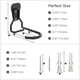 thumbnail image 5 of Set of 4 Bike Hooks, Iron Hanger Racks, Heavy Duty L-Shaped Storage Wall Mount, Practical Bike Rack for Home Garage, Black, 5 of 5