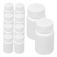 thumbnail image 4 of Milisten 20pcs White Bottle HDPE Screw Cap Design For Medication Organizer Home Use, 4 of 8