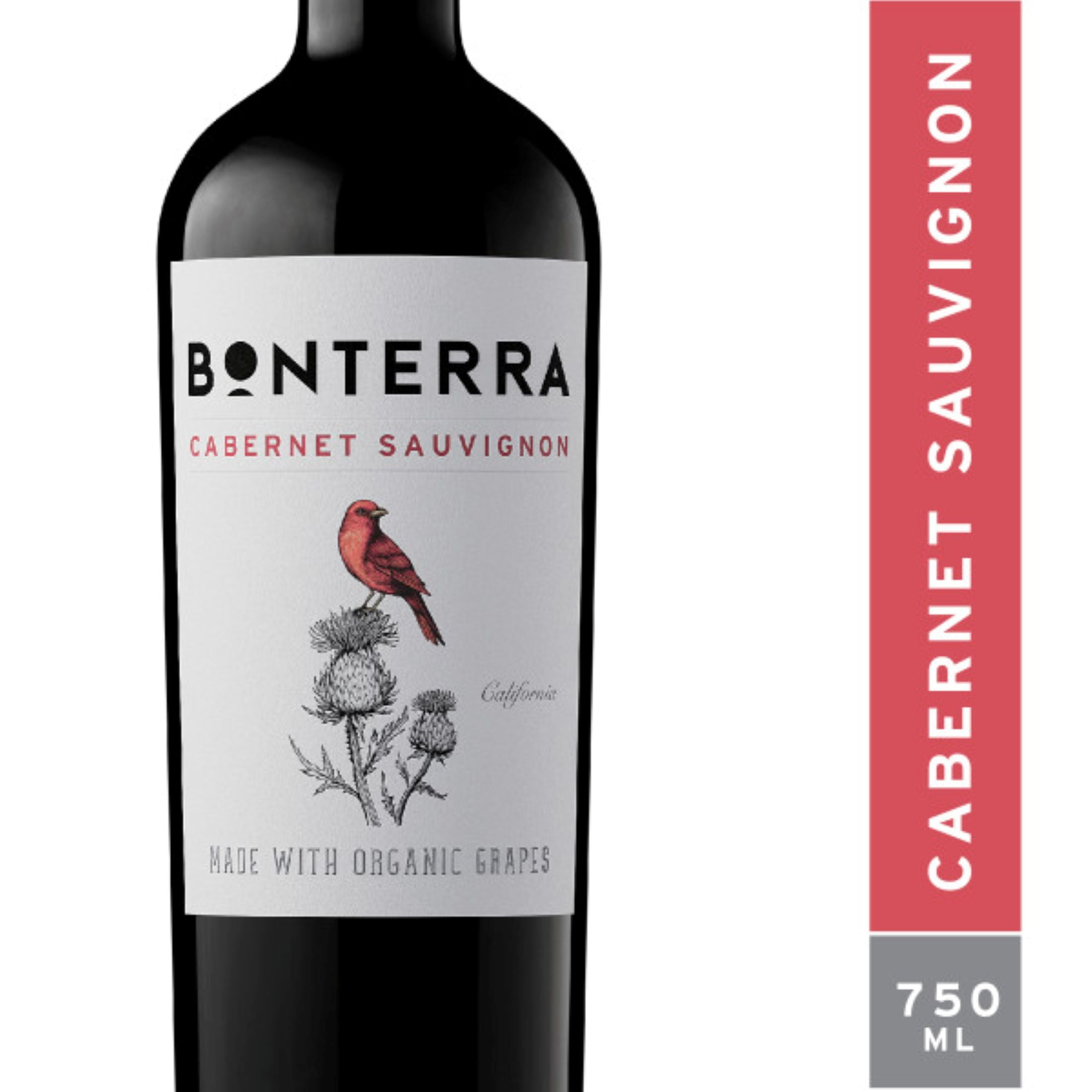 BONTERRA Cabernet Sauvignon 750 ml Bottle with Blackcurrant Cherry