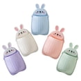 thumbnail image 5 of GOOHOCHY 5pcs Wall Mount Box Rabbit Shape Wall Pen Holder Plastic Storage Organizer Toothbrush Holder Remote Rack For Bathroom And Home Accessory, 5 of 7