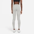 thumbnail image 2 of Nike Women's Mid-Rise Essential Swoosh Leggings Gray Heather 2XL, 2 of 2