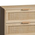 thumbnail image 4 of 51.18"6-Drawers Rattan Storage Cabinet Rattan Drawer,for Bedroom,Living Room,Natural, 4 of 8
