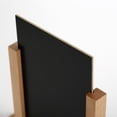 thumbnail image 5 of M&T Displays Contemporary Desktop Menu Holder with Chalkboard, Portrait Table Top Sign Holder, Ad Frame for Restaurant, Store, Office, Wedding, Party, Event (2 Pack) (Natural Wood, 5.5x8.5), 5 of 7