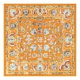thumbnail image 3 of Unique Loom Aurelia Collection Area Rug - Hadrian (6' Square Orange/Ivory), 3 of 7