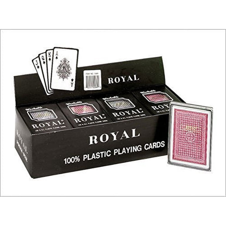 CHH, Playing Cards, Plastic Poker Size, 3 1/2