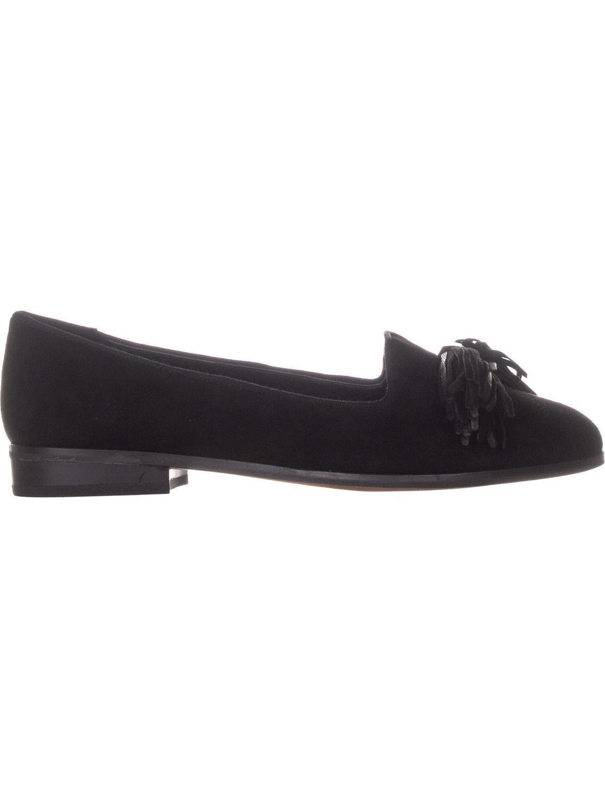 anne klein suede loafers