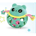 thumbnail image 1 of Sonajero de juguete con forma de pelota de mano con forma de animal de dibujos animados para bebé, juguete educativo con forma de pelota de mano, sonajero de goma suave para bebé, 1 of 5