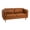 Cognac, variant on Creative Co-Op Atley Modern Upholstered High Sided Sofa with Solid Wood Legs, Vintage Brown