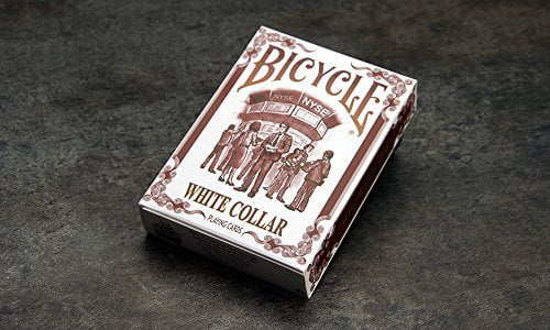 Carte Bicycle White Collar by Collectable Playing Cards 