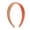 Orange, variant on Inch Satin Headband - Orange