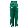 thumbnail image 4 of GPOECD Womens Pants Casual Loose Fit Drawstring Trousers with Contrast Side and Pockets Street Style Drawstring Pants Women Green,M, 4 of 5