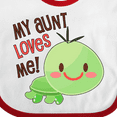 thumbnail image 4 of Inktastic My Aunt Loves Me- Cute Turtle Boys or Girls Baby Bib, 4 of 4