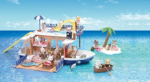calico critters seaside cruiser houseboat