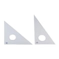 thumbnail image 2 of Alvin 12" Clear Professional Acrylic Triangle 30°/60°, 2 of 2