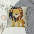 thumbnail image 2 of Orinice  Lion Home Decor Pillow Cover, Pillowcase, Cushion Cover and Decorative Throw Pillow Cover for Nursery and Kid's Room (Natural Color, Not White), 2 of 5