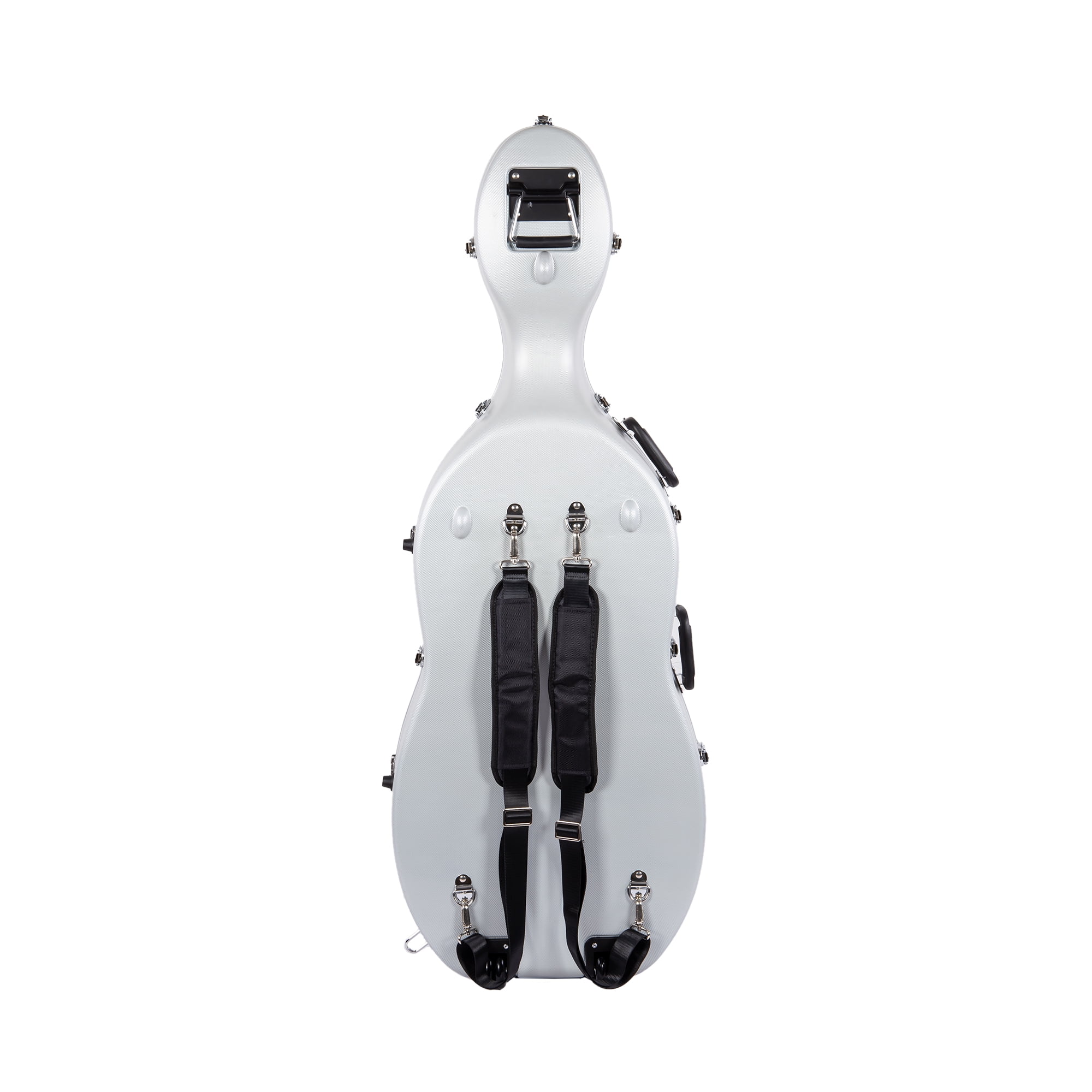 Crossrock Strong Hard Cello Case 4/4 ABS Composite Material with Two Wheels