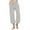 Grey, variant on EDFBUYKRS Female Women Pants Casual Womens Track Pants Petite Length Women Wide Leg Casual Pants with Pockets Lightweight High Waisted Drawstring Trousers Xxl